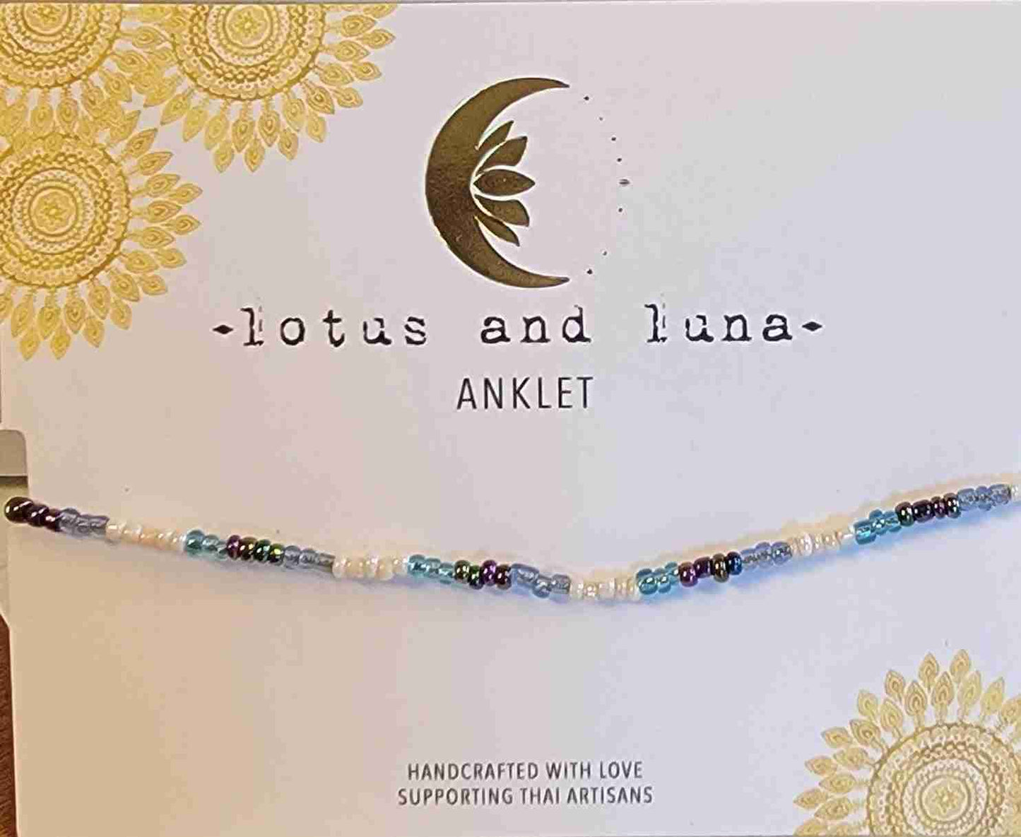 Deep Dive Beaded Anklet