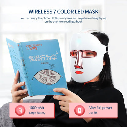 Beauty Tools Beauty Instrument Face Facial Mask Instrument Seven Color Light Photon Rejuvenation Beauty Instrument
