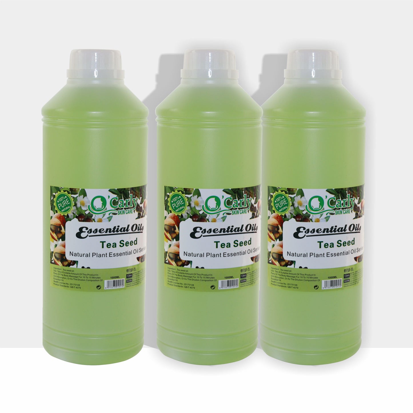 Private Label Skincare Tea Seed Oil Serum Anti Aging Whitening Vitamin C