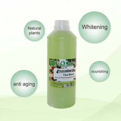 Private Label Skincare Tea Seed Oil Serum Anti Aging Whitening Vitamin C