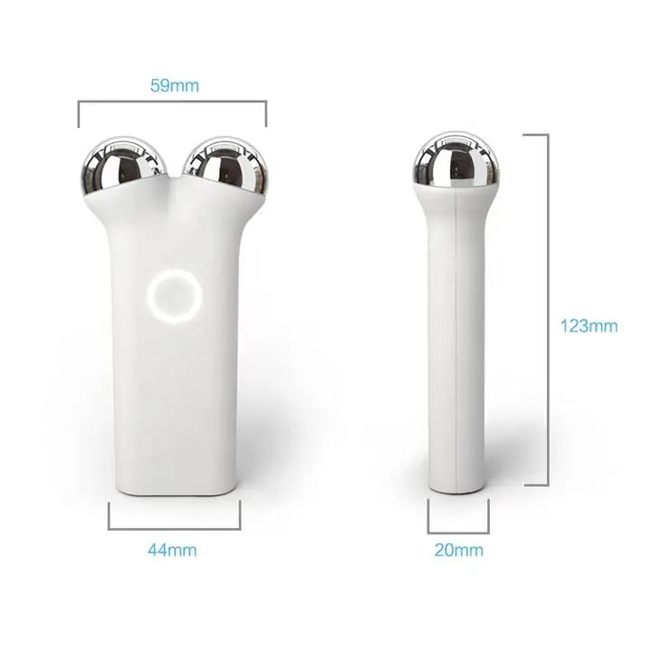 Home Use Beauty Device Facial Lifting Tool Acoustic Wave Vibration 3d Face Massage Roller