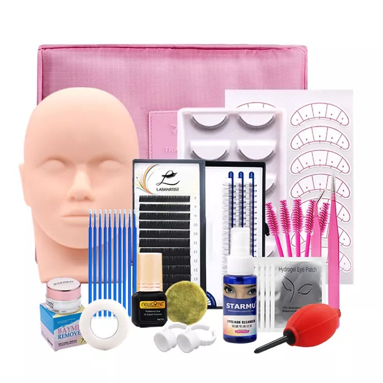 Beauty Makeup Grafting Eyelashes Tool Set for Beginners Practice Planting False Eyelash Extension Training Kits