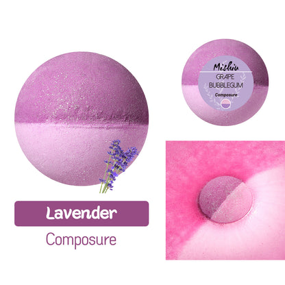 Natural Rose Essential Oils Bombs Skincare Body Spa Fizzy Bubble Bombe