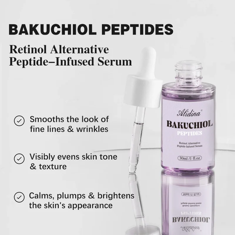 Private Label Organic Bakuchiol Collagen Retinol Niacinamide Age-Aging Face Serum Skin Care Product Facial Korean Skincare D