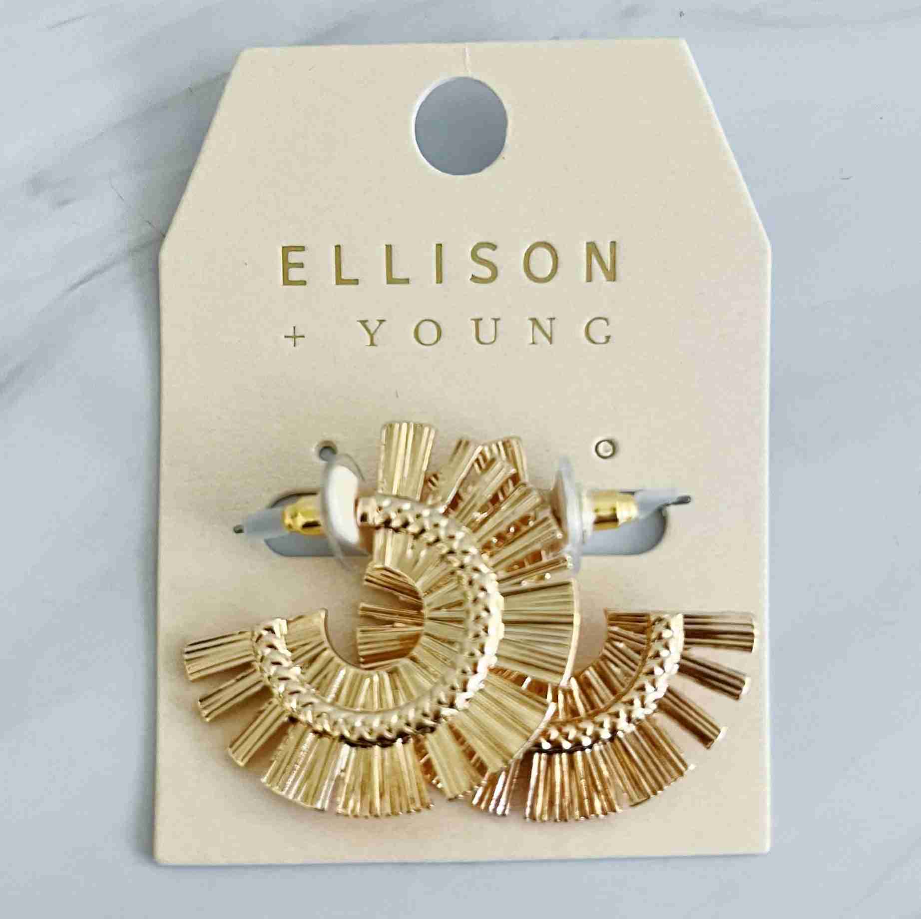 Sunburst Beauty Hoop Earrings