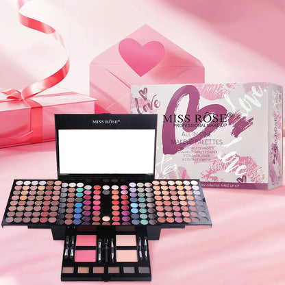 142-Color Eye Shadow, 3-Color Blush, 3-Color Eyebrow Powder Makeup Set