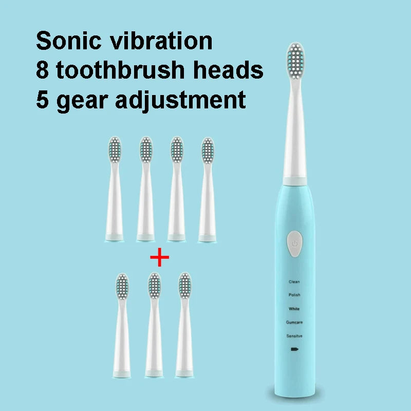 Powerful Ultrasonic Sonic Electric Toothbrush USB Charge Rechargeable Tooth Brush Washable Electronic Whitening Teeth Brush J110