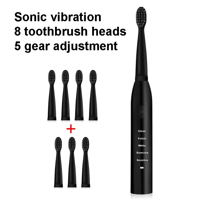 Powerful Ultrasonic Sonic Electric Toothbrush USB Charge Rechargeable Tooth Brush Washable Electronic Whitening Teeth Brush J110