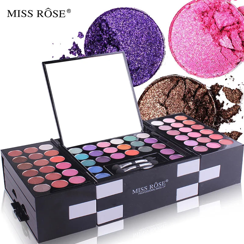 142-Color Eye Shadow, 3-Color Blush, 3-Color Eyebrow Powder Makeup Set