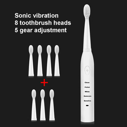 Powerful Ultrasonic Sonic Electric Toothbrush USB Charge Rechargeable Tooth Brush Washable Electronic Whitening Teeth Brush J110